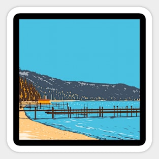 Jetty Dock Beach Sticker